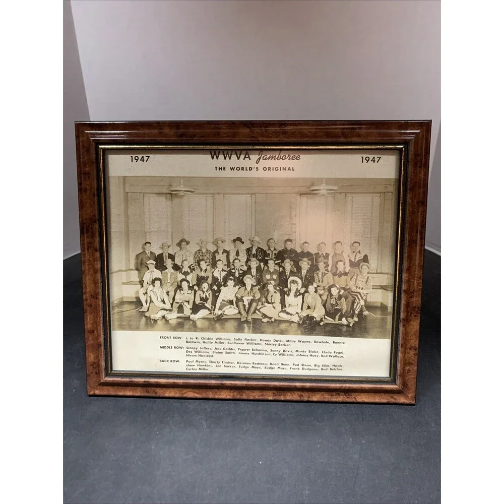 1947 The World's Original WWVA Jamboree Picture 11” X 9”